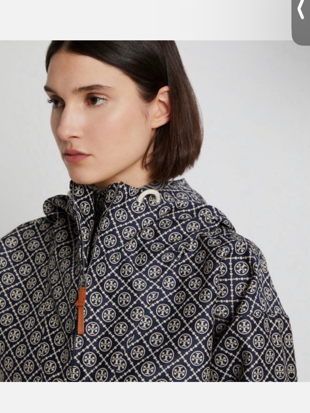 Tory Burch MONOGRAM JACQUARD ANORAK